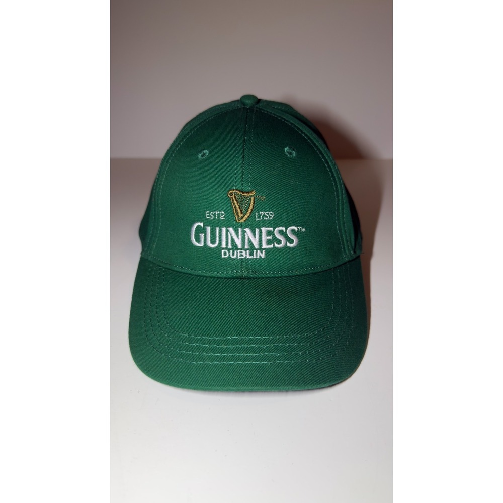 NEW Guinness Dublin Established 1759 Embroidered Strapback Hat Green NWT